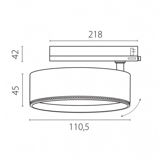 Светильник на штанге Lightstar Alta Pro A5637TRIAC