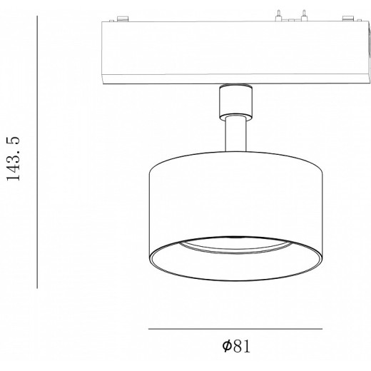 Светильник на штанге SWG PRO SLIM SL-SLIM-FTSBL-10-CCT