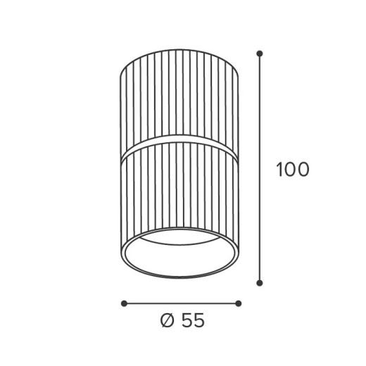 Накладной светильник Wolta NIMB WSL-GU10/18WG