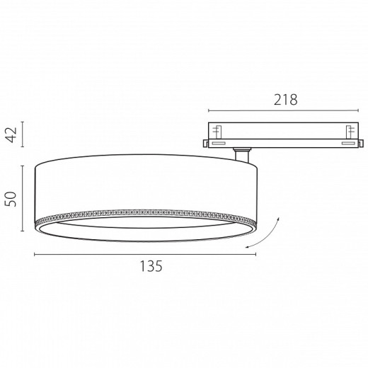 Светильник на штанге Lightstar Alta Pro A5746DALI