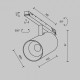 Светильник на штанге Maytoni Technical Focus Led TR243-12W3K-B