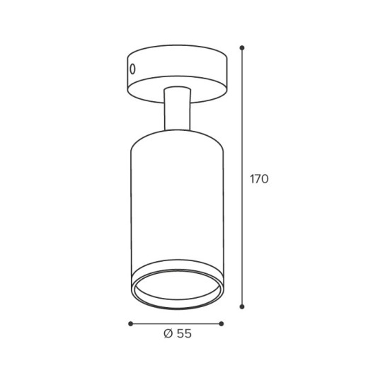 Накладной светильник Wolta AQUA WSL-GU10/S14B