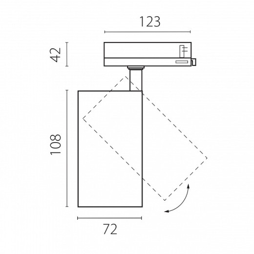 Светильник на штанге Lightstar Alta Base A5236QT