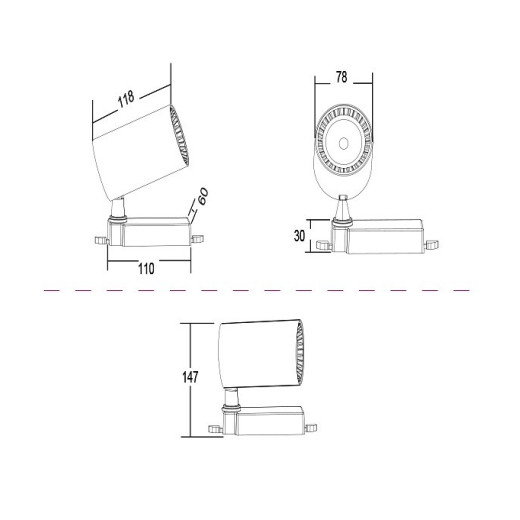 Светильник на штанге Maytoni Vuoro TR029-3-10W4K-W