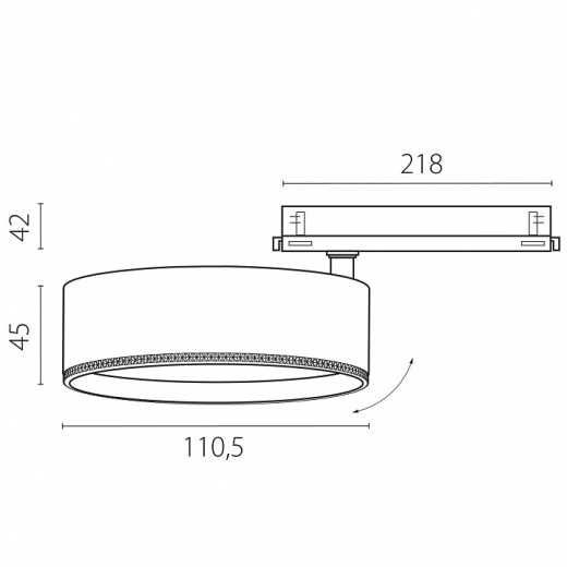 Светильник на штанге Lightstar Alta Pro A5636DALI