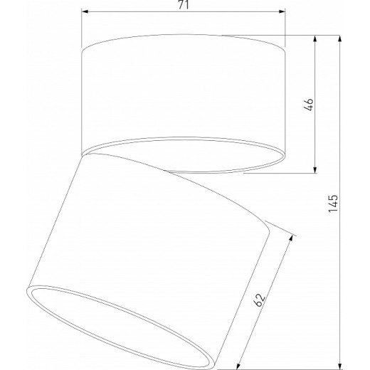 Накладной светильник Elektrostandard Rolly a067488