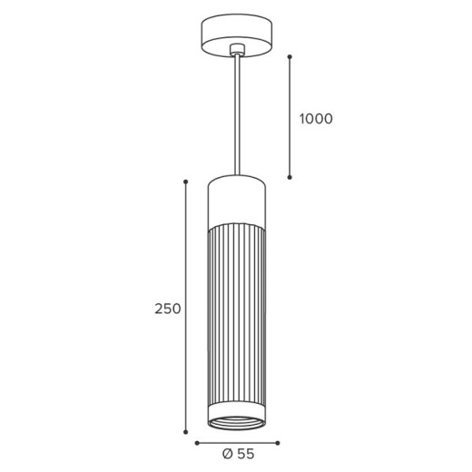 Подвесной светильник Wolta LUXOR WSL-GU10/P19G