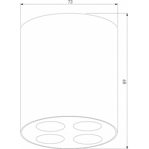 Накладной светильник Elektrostandard Points a067484
