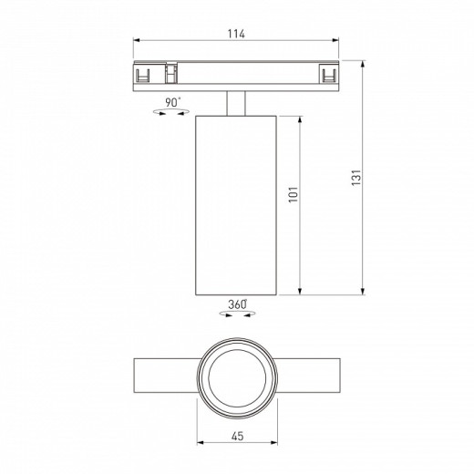 Светильник на штанге Elektrostandard  85525/01