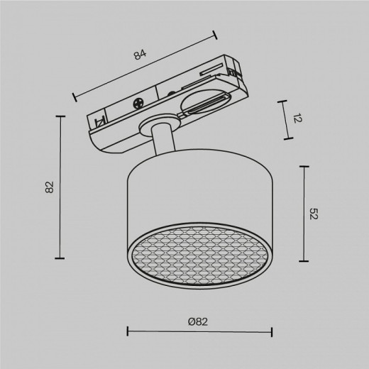Светильник на штанге Maytoni  TR225-1-GX53-W