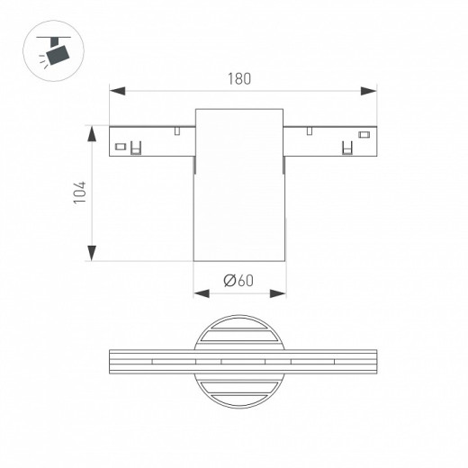 Накладной светильник Arlight MAG-ORIENT 059258