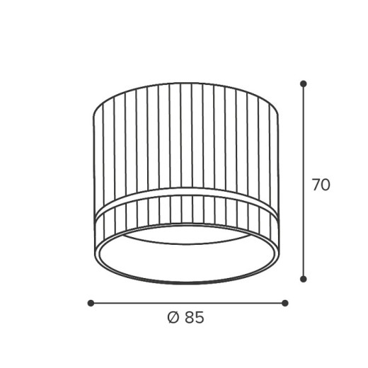 Накладной светильник Wolta NIMB WSL-GX53/18BG