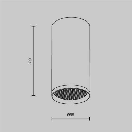 Накладной светильник Maytoni Technical Focus C010CL-01W-N