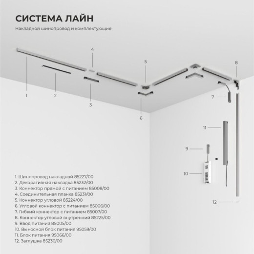 Светильник на штанге Elektrostandard Line Magnetic 85525/01