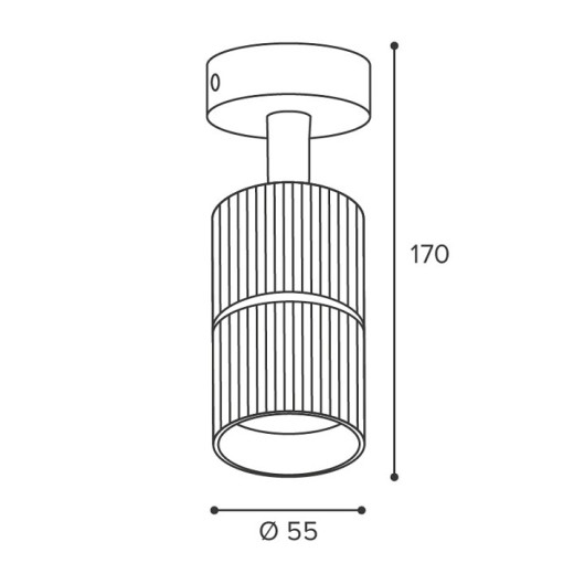 Накладной светильник Wolta NIMB WSL-GU10/18WG-2
