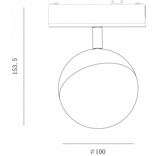 Светильник на штанге SWG PRO SLIM SL-SLIM-SFWH-10-CCT