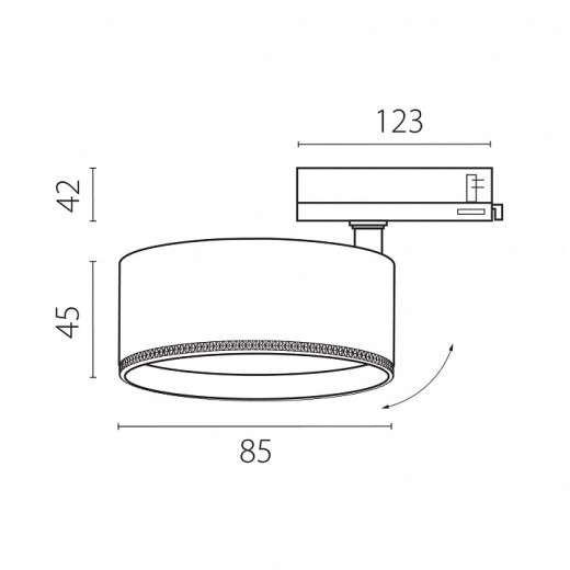 Светильник на штанге Lightstar Alta Pro A5547QT60G