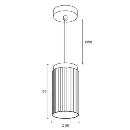 Подвесной светильник Wolta MUSE WSL-GX53/P19WG-2