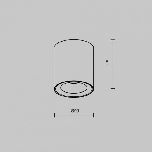 Накладной светильник Maytoni Spark C094-GU10-W