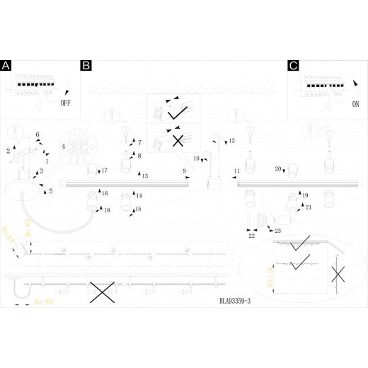 Комплект Eglo Vilanova 93359
