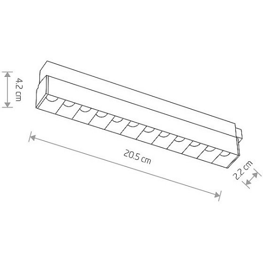 Накладной светильник Nowodvorski Focus Led 10144