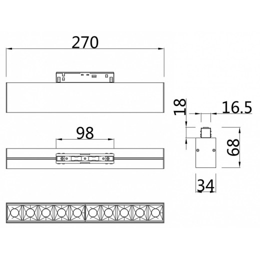 Накладной светильник Maytoni Technical Points TR014-2-20W3K-W