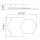 Накладной светильник DeMarkt Круз 637028002