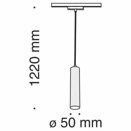 Подвесной светильник Maytoni Focus LED TR016-2-12W3K-B