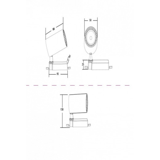 Светильник на штанге Maytoni Technical Vuoro TR003-1-6W4K-W