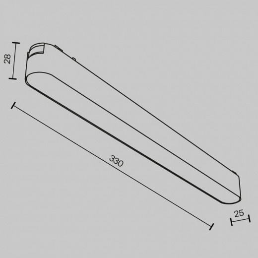 Накладной светильник Maytoni Basis TR080-1-18W4K-W