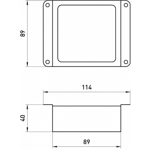 Светильник для потолка Грильято Эра  SPO-646-3-5K-B6