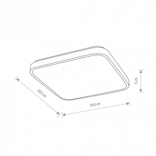 Накладной светильник Nowodvorski Agnes Square Led Pro 10989