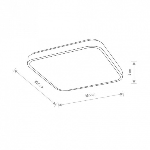 Накладной светильник Nowodvorski Agnes Square Led Pro 10984