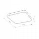 Накладной светильник Nowodvorski Agnes Square Led Pro 10984