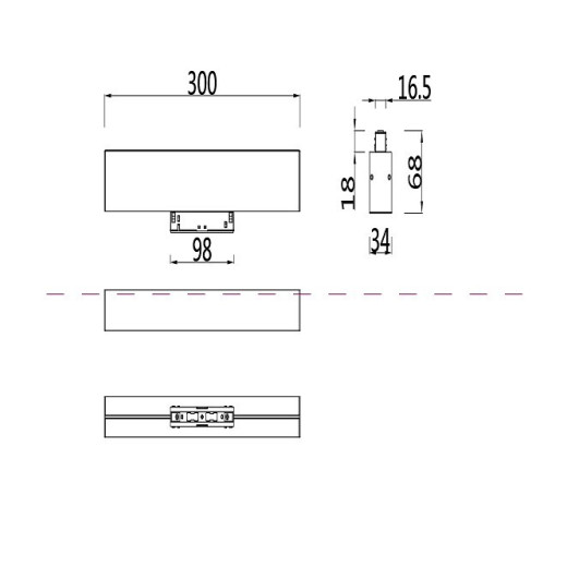 Накладной светильник Maytoni BASIS TR012-2-12W4K-B
