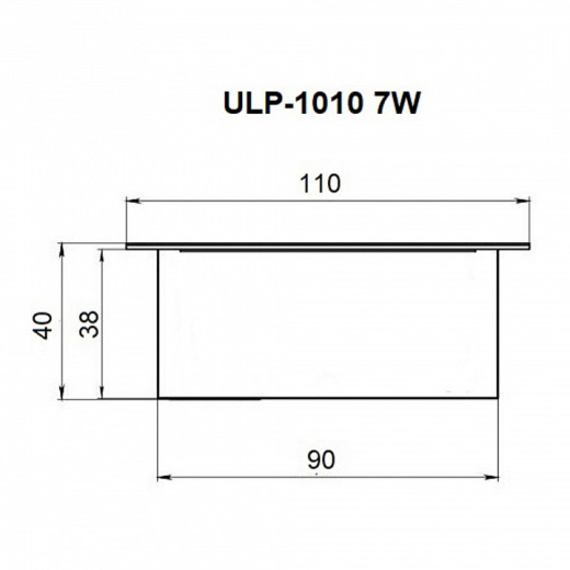 Светильник для потолка Грильято Uniel ULP-1010 UL-00012839