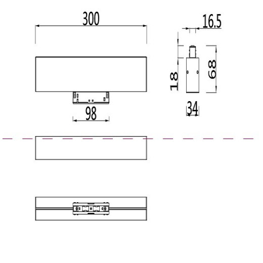 Накладной светильник Maytoni Technical BASIS TR012-2-12W3K-W