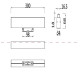 Накладной светильник Maytoni Technical BASIS TR012-2-12W3K-W