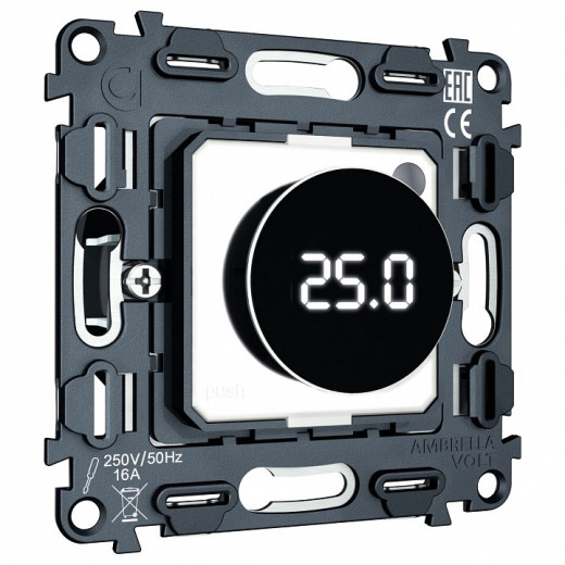 Терморегулятор электромеханический для теплого пола без рамки Ambrella Volt QUANT VM1385