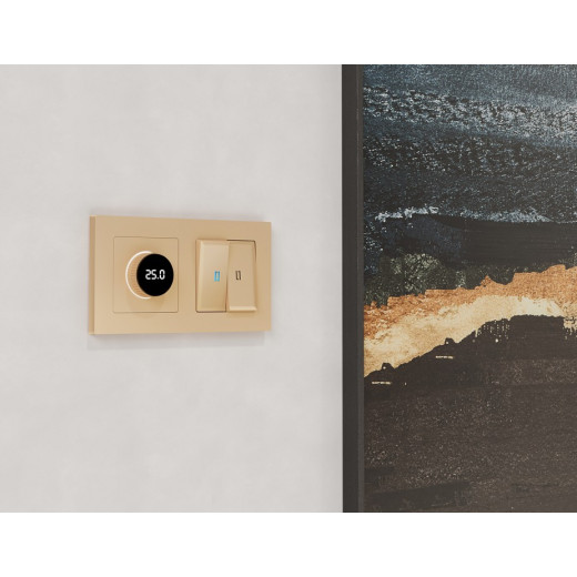 Терморегулятор электромеханический для теплого пола без рамки Ambrella Volt ALFA MA605810