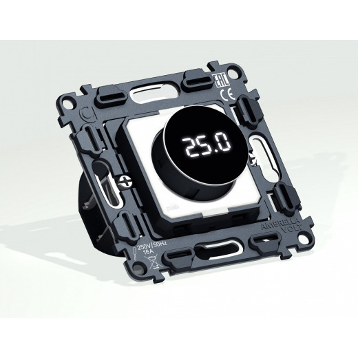 Терморегулятор электромеханический для теплого пола без рамки Ambrella Volt QUANT VM1385