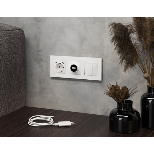 Терморегулятор электромеханический для теплого пола без рамки Ambrella Volt ALFA MA125810