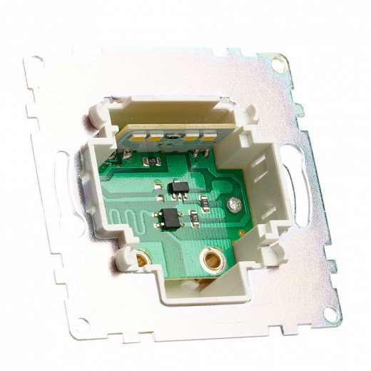 Заглушка для поста с подсветкой, без рамки Stekker  50281