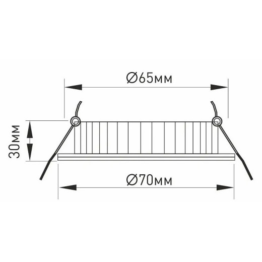 Встраиваемый светильник Arlight  020770