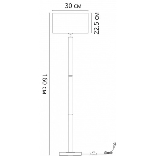 Торшер Arte Lamp Robert A5029PN-1SS