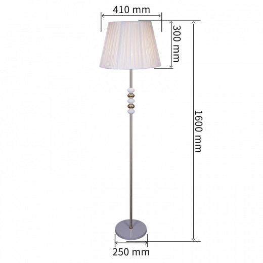 Торшер 02063-0.6-01 BK-CR