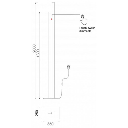 Торшер Mantra Manhattan 9193