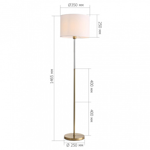 Торшер ST-Luce BLACK+BRASS SL1404.305.01