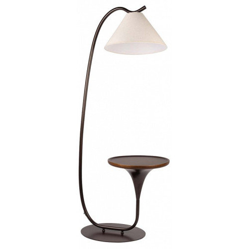 Стол журнальный с торшером Loft it Charlotte 10568F Brown