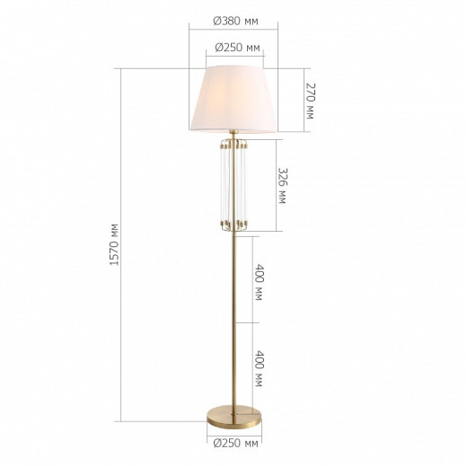 Торшер ST-Luce BRASS SL1403.305.01